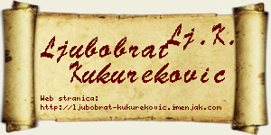 Ljubobrat Kukureković vizit kartica